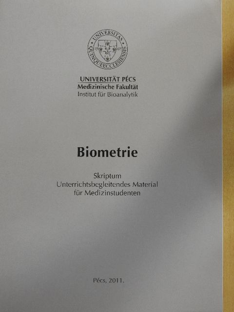 Biometrie [antikvár]