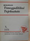 Budapesti Tömegpolitikai Tájékoztató X. [antikvár]