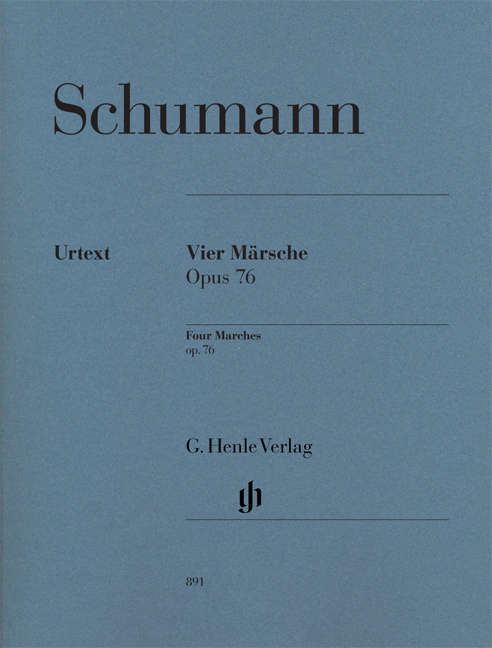 Schumann, Robert - VIER MAERSCHE OP.76 FÜR KLAVIER URTEXT (HERTTRICH/SCHILDE)