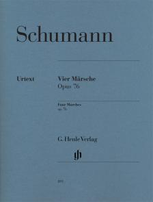 Schumann, Robert - VIER MAERSCHE OP.76 FÜR KLAVIER URTEXT (HERTTRICH/SCHILDE)