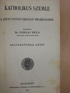 Balassa Brunó - Katholikus Szemle 1931. január-december  [antikvár]