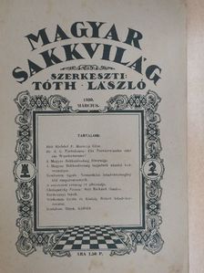 Chalupetzky Ferenc - Magyar Sakkvilág 1930. március [antikvár]