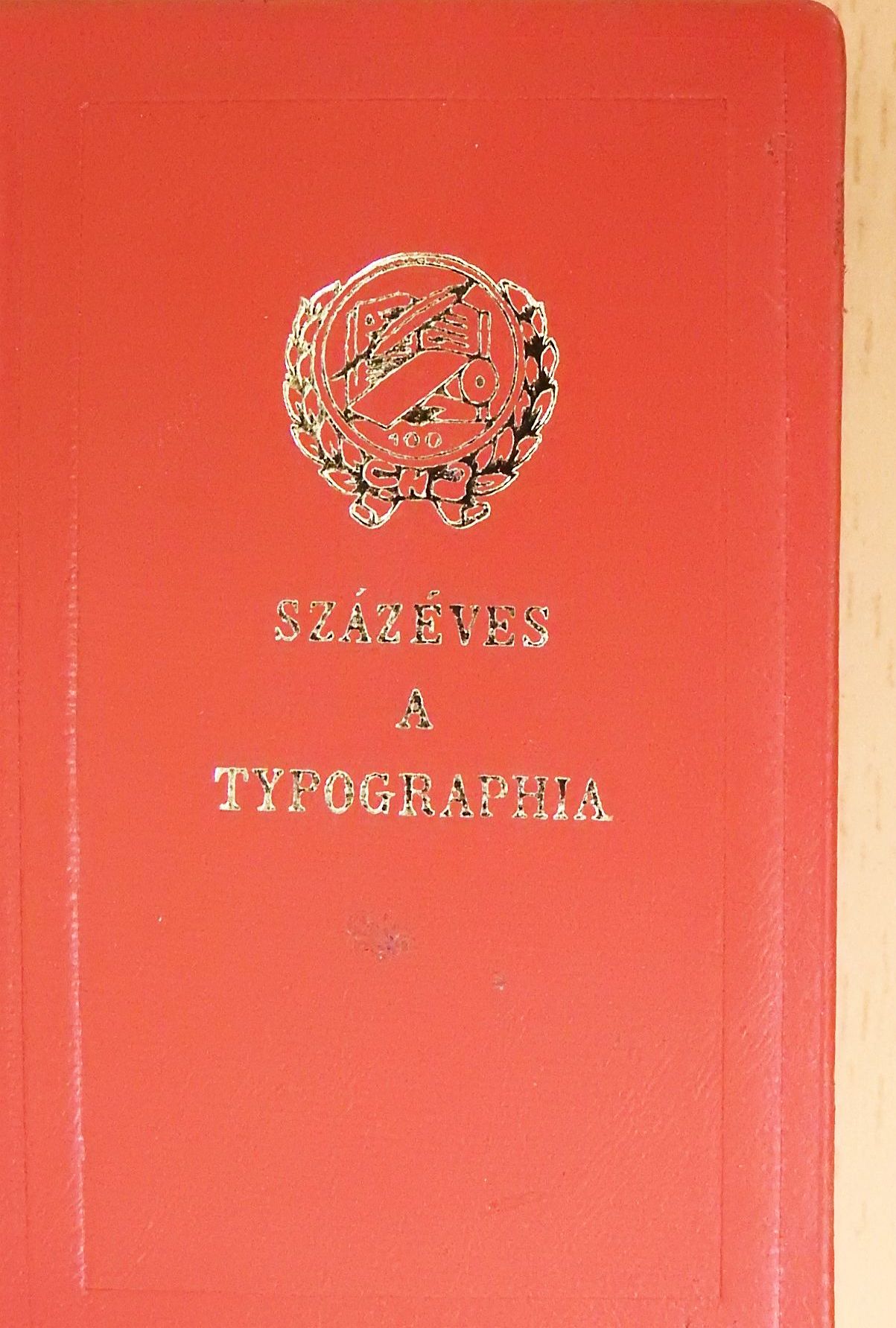 Százéves a Typographia (minikönyv) (számozott) [antikvár]