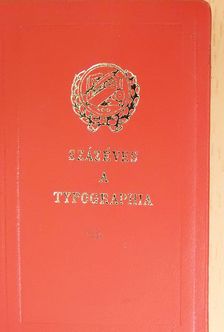 Százéves a Typographia (minikönyv) (számozott) [antikvár]