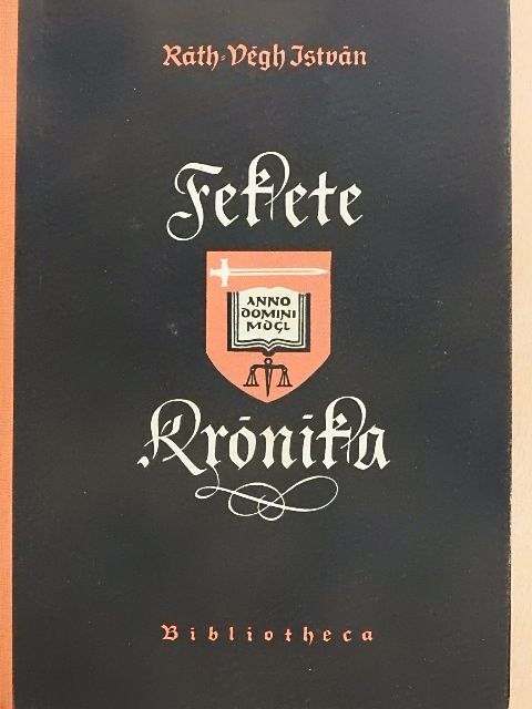 Ráth-Végh István - Fekete krónika [antikvár]