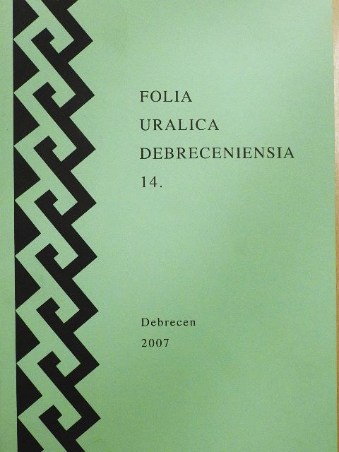 Csúcs Sándor - Folia Uralica Debreceniensia 14. [antikvár]