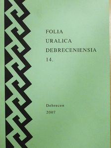 Csúcs Sándor - Folia Uralica Debreceniensia 14. [antikvár]
