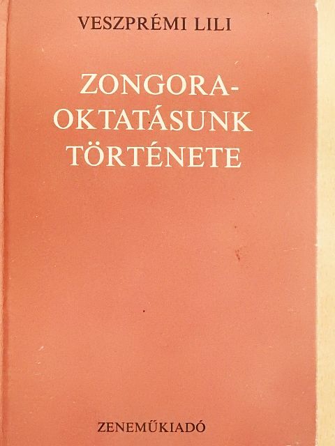 Szávai Magda - Zongoraoktatásunk története [antikvár]