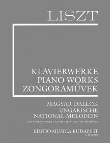 Liszt Ferenc - LISZT ÖSSZKIADÁS PÓTKÖTET 7 MAGYAR DALLOK ÉS MÁS MŰVEK