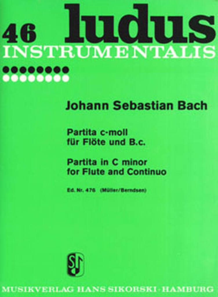 J. S. Bach - PARTITA c-MOLL FÜR FLÖTE UND B.C. (MÜLLER / BERNDSEN)