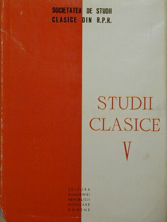 E. Cizek - Studii Clasice V. [antikvár]