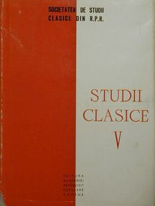 E. Cizek - Studii Clasice V. [antikvár]