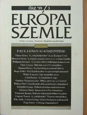 Christian Meier - Európai Szemle 1999/3. Ősz [antikvár]