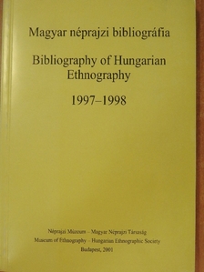 Magyar néprajzi bibliográfia 1997-1998 [antikvár]