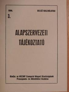 Alapszervezeti tájékoztató 1988/3. [antikvár]