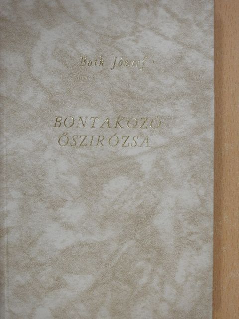 Both József - Bontakozó őszirózsa [antikvár]