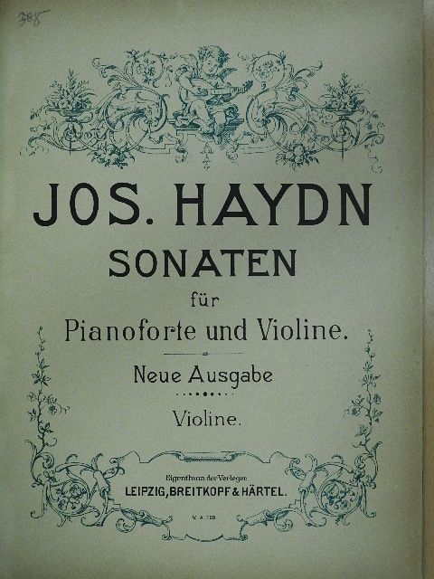 J. Haydn - Jos. Haydn Sonaten  [antikvár]