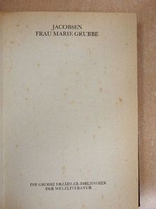 Jens Peter Jacobsen - Frau Marie Grubbe [antikvár]