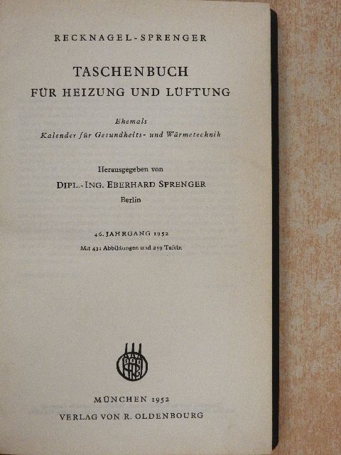 Taschenbuch für Heizung und Lüftung [antikvár]