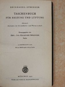 Taschenbuch für Heizung und Lüftung [antikvár]