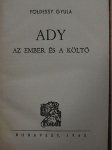 Földessy Gyula - Ady [antikvár]