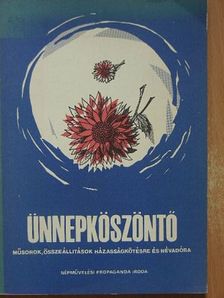 Ünnepköszöntő [antikvár]