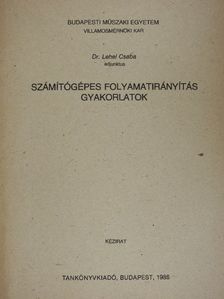 Dr. Lehel Csaba - Számítógépes folyamatirányítás gyakorlatok [antikvár]