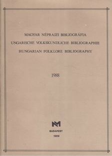 Cserbák András - Magyar néprajzi bibliográfia 1988. [antikvár]