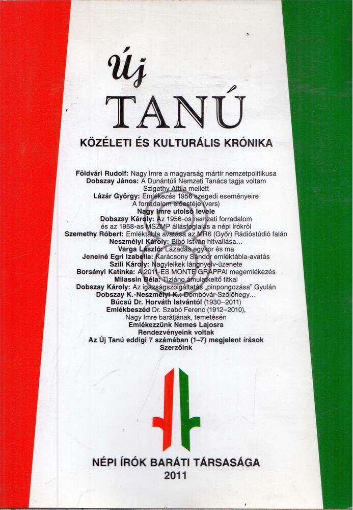 Szili Károly - Új Tanú 2011/8 [antikvár]