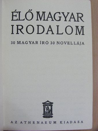 Babits Mihály - Élő magyar irodalom [antikvár]