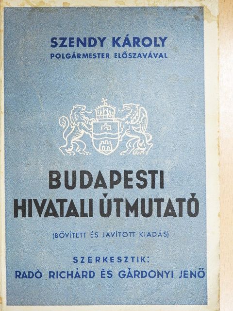 Budapesti Hivatali Útmutató [antikvár]
