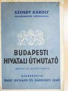 Budapesti Hivatali Útmutató [antikvár]