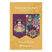 P0130-1335 - Mágneses könyvjelző Clairefontaine Frida Kahlo, 10,5x15,5 cm