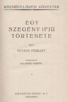 Feuillet, Octave - Egy szegény ifju története [antikvár]