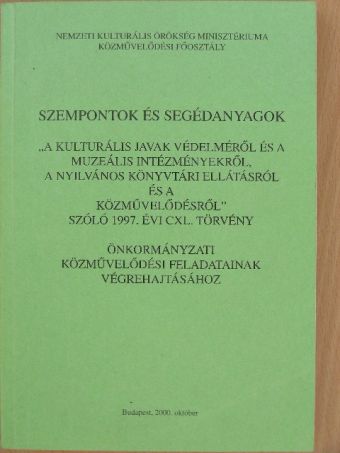 Borbáth Erika - Szempontok és segédanyagok [antikvár]