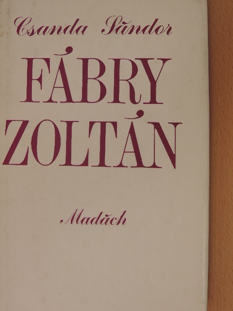 Csanda Sándor - Fábry Zoltán [antikvár]