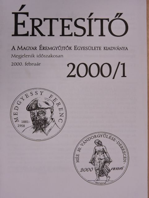 Értesítő 2000/1. [antikvár]