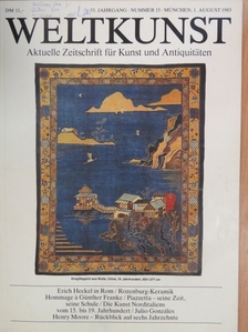 Dorothee von Flemming - Weltkunst 15/1983. [antikvár]