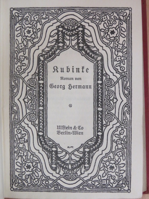 Georg Hermann - Kubinke (gótbetűs) [antikvár]