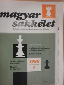 Barcza Gedeon - Magyar Sakkélet 1980-1981. január-december [antikvár]