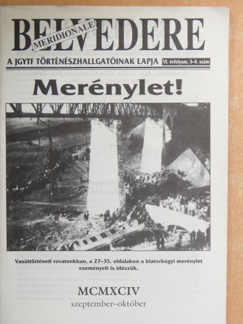 Basa István - Belvedere Meridionale 1994. szeptember-október [antikvár]