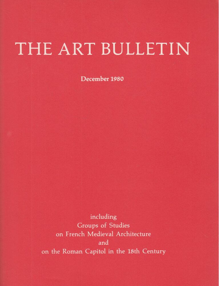 Creighton E. Gilbert - The Art Bulletin December 1980 [antikvár]