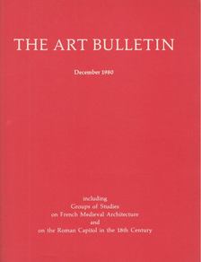 Creighton E. Gilbert - The Art Bulletin December 1980 [antikvár]