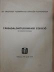 Csige Katalin - Társadalomtudományi szekció (Az előadások kivonatai) [antikvár]
