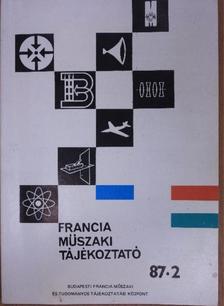 Francia műszaki tájékoztató 1987/2. [antikvár]