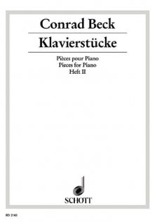 BECK,CONRAD - KLAVIERSTÜCKE HEFT II (VII-XI)