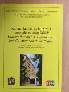 Bartha Tibor - Katonai kutatás és fejlesztés, regionális együttműködés [antikvár]