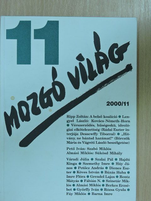 Almási Miklós - Mozgó Világ 2000. november [antikvár]