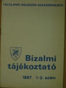 Bizalmi Tájékoztató 1987/1-2. [antikvár]