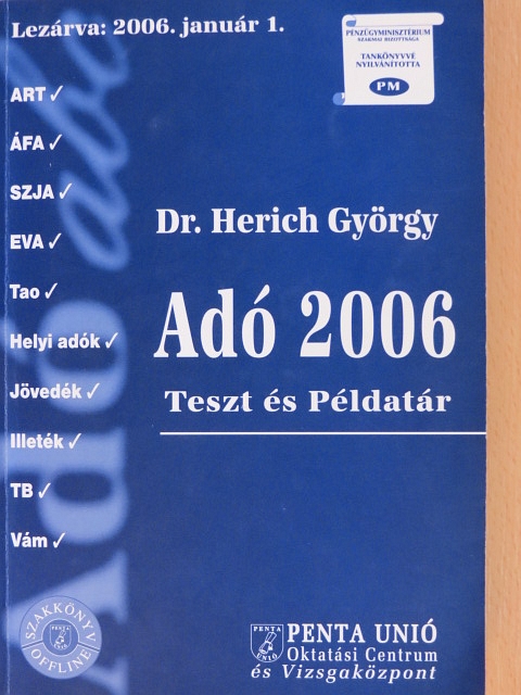 Auth Szabolcs - Adó 2006 [antikvár]
